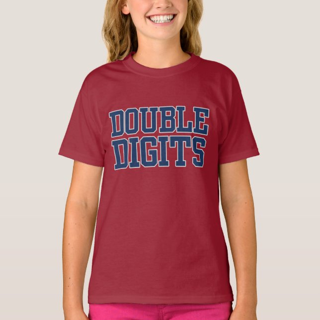 VARSITY Double DIGITS #10 BIRTHDAY Tee (Front)