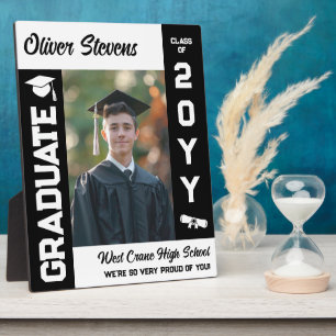 Varsity Font Graduate Class of Year & Name Plaque