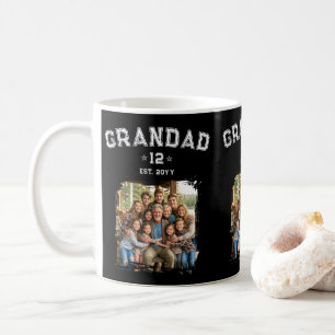 Varsity Grandad Photo Legacy Total Grands Est Year Coffee Mug