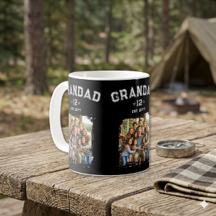 Varsity Grandad Photo Legacy Total Grands Est Year Coffee Mug