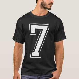 Varsity Jersey Number 7 T-Shirt