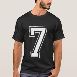 Varsity Jersey Number 7 T-Shirt