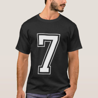 Varsity Jersey Number 7 T-Shirt