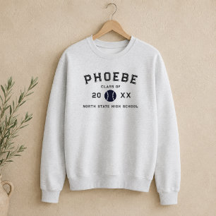 Varsity Letter Sports Graduation Custom Athlete Sweatshirt