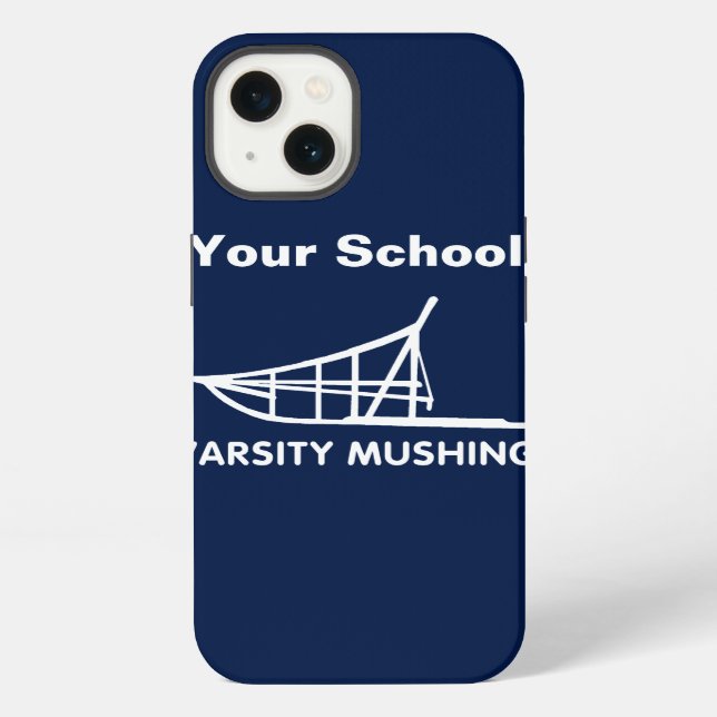 Varsity Mushing iPhone Case (Back)