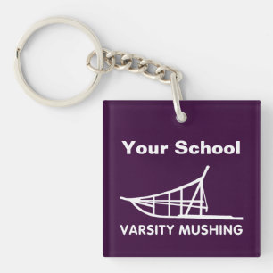 Varsity Mushing Key Ring