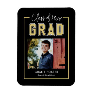 Varsity Pride EDITABLE COLOR Graduation Magnet