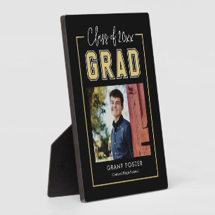 Varsity Pride EDITABLE COLOR Graduation Plaque