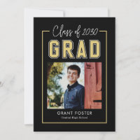 Varsity Pride Editable Colour Graduation Invitatio
