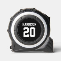 Varsity sports white black custom name team number