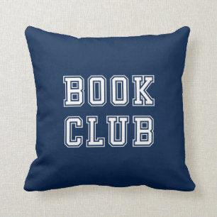 Varsity Style Book Club with Editable Colour Cushion