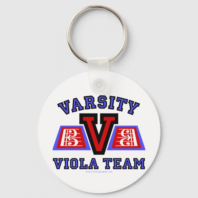 Varsity Viola Team Key Ring (Front)