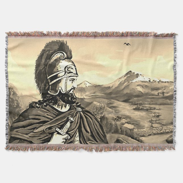 Vartan Mamikonian Throw Blanket (Front)