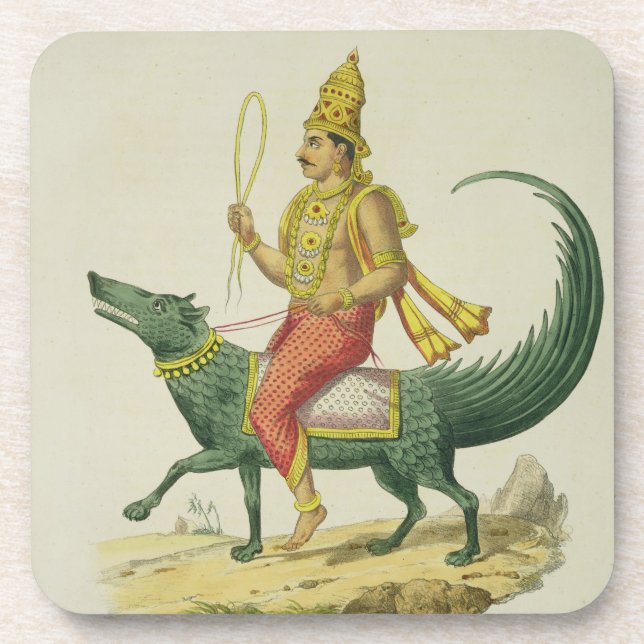 Varuna, God of the Oceans, engraved by Charles Eti Coaster (Front)