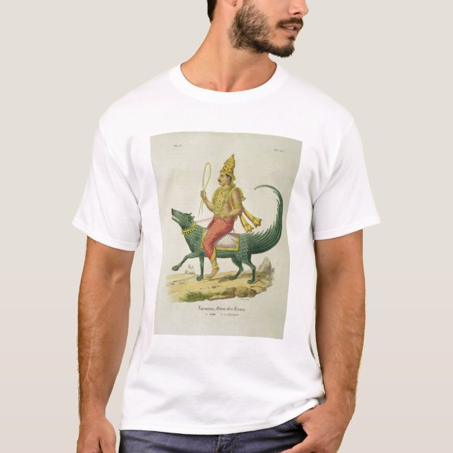 Varuna, God of the Oceans, engraved by Charles Eti T-Shirt (Front)