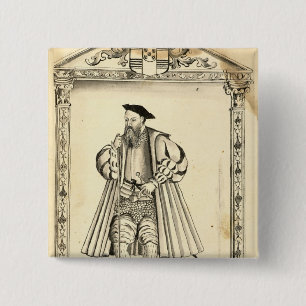 Vasco da Gama  from 'Lendas da India' 15 Cm Square Badge