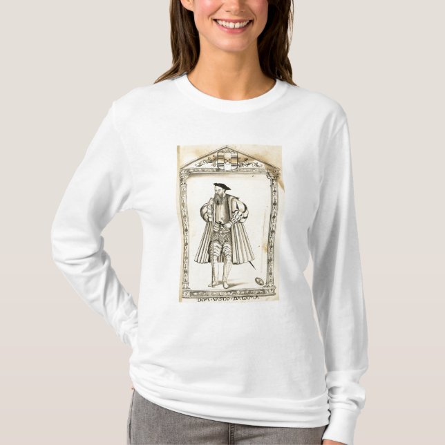 Vasco da Gama  from 'Lendas da India' T-Shirt (Front)