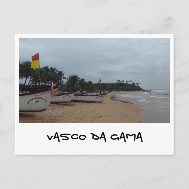 Vasco da Gama, Goa (India) Postcard (Front)