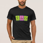 Vasco periodic table name shirt (Front)