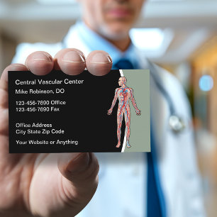 Vascular Vein Osteopathic Medicine Clinic Business Card
