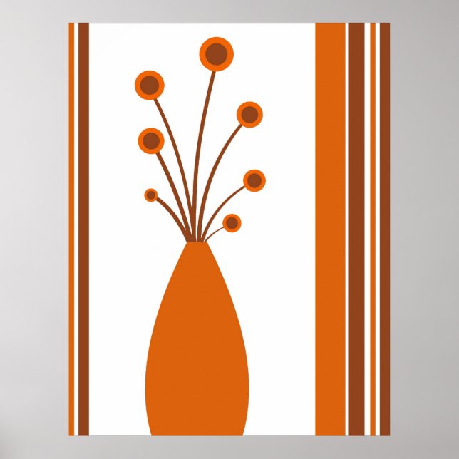 Vase and stripes - Poster (Front)