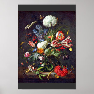 Vase By Heem Jan Davidsz De (Best Quality) Poster