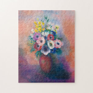 Vase D’anémones   Odilon Redon Jigsaw Puzzle