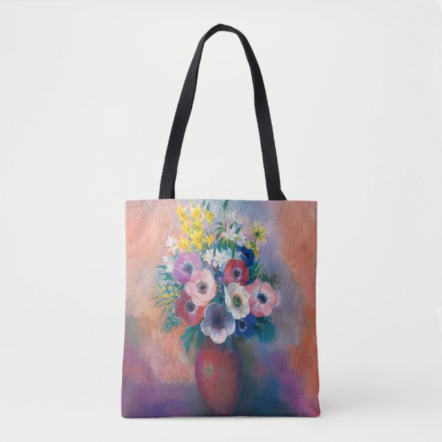Vase D’anémones | Odilon Redon Tote Bag (Front)