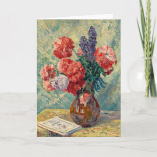 Vase de Fleurs   Maximilien Luce Card