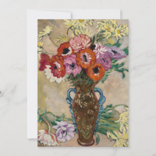 Vase Decorated with Anemones   Louis Valtat