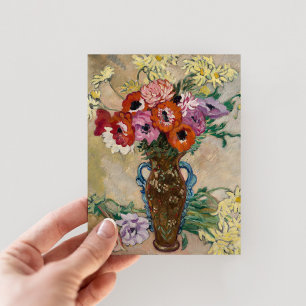 Vase Decorated with Anemones   Louis Valtat Postcard