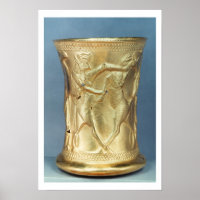 Vase decorated with mythological creatures, Persia