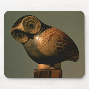 Vase in the form of an owl, Proto-Corinthian Mouse Mat