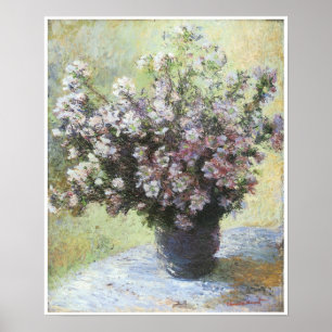 Vase of Flowers, 1880, Claude Monet Poster