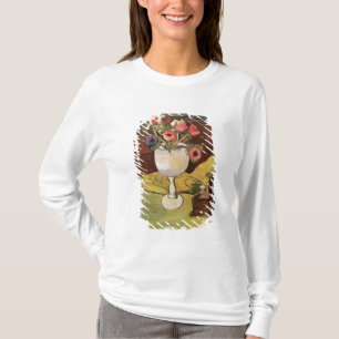 Vase of Flowers, Anemones in a White Glass T-Shirt