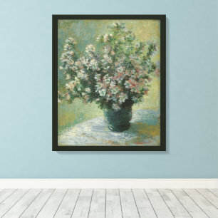 Vase of Flowers by Claude Monet Canvas Print