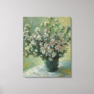 Vase of Flowers by Claude Monet Canvas Print