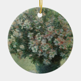 Vase of Flowers by Claude Monet Ceramic Tree Decoration