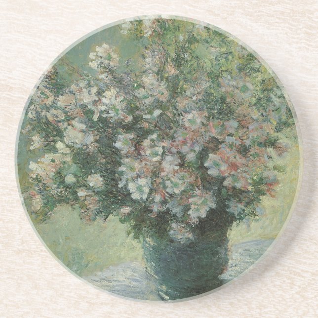 Vase of Flowers by Claude Monet Coaster (Front)