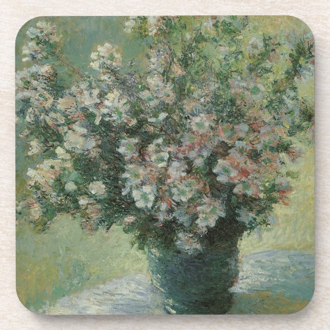 Vase of Flowers by Claude Monet Coaster (Front)