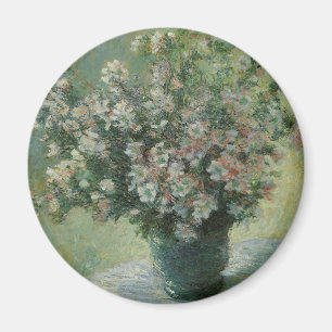 Vase of Flowers by Claude Monet Magnet