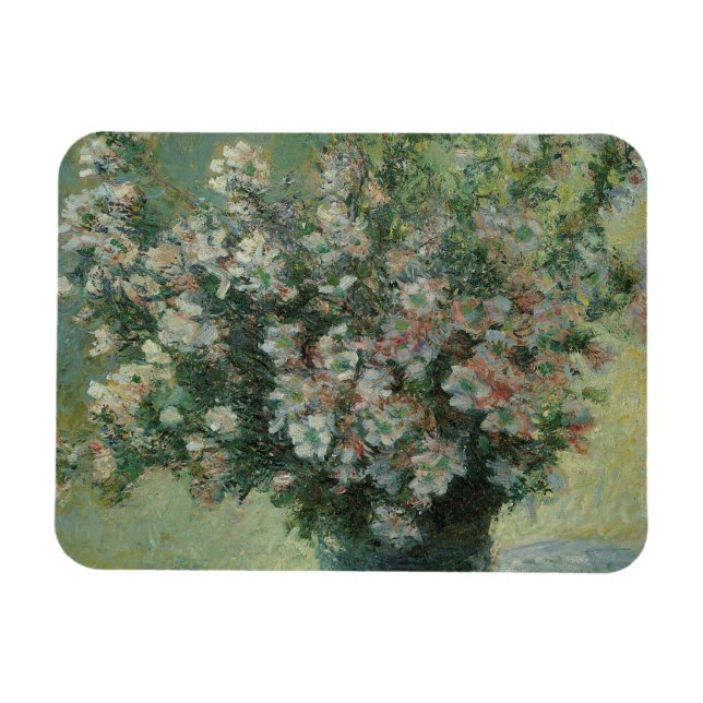 Vase of Flowers by Claude Monet Magnet (Horizontal)