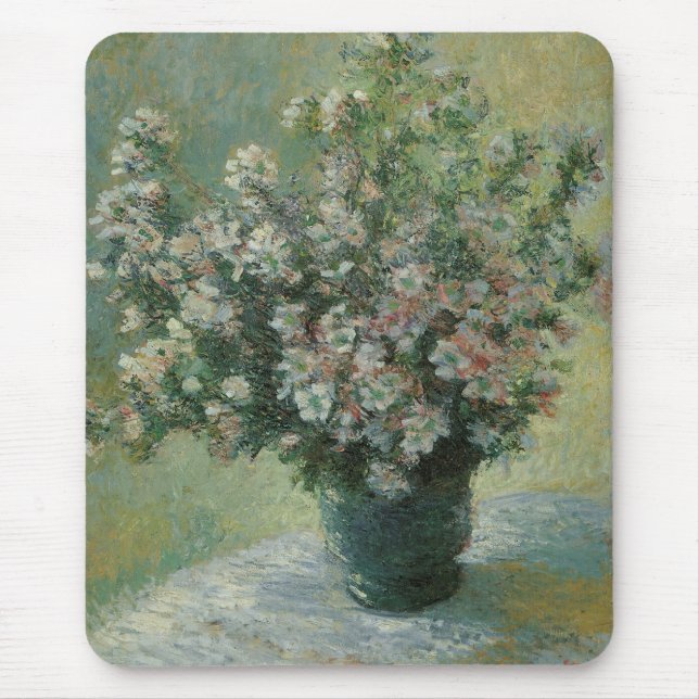 Vase of Flowers by Claude Monet Mouse Mat (Front)