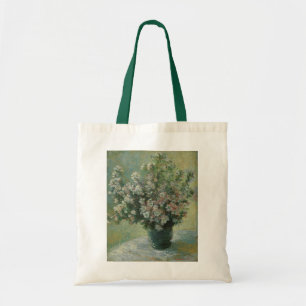 Vase of Flowers by Claude Monet Tote Bag