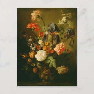 Vase of Flowers by Jan van Huysum Postcard