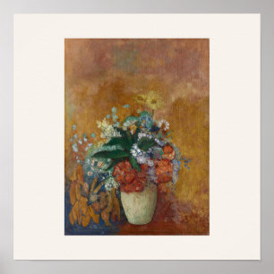 Vase of Flowers by Odilon Redon - Floral Art Poster