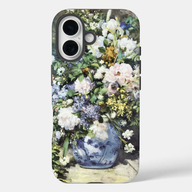Vase of Flowers by Remoir Phone Cover (Back)