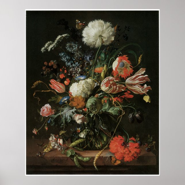 Vase of Flowers, c.1660 Poster (Front)