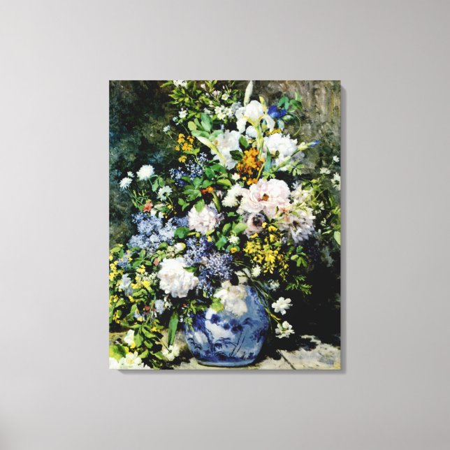 Vase of Flowers Canvas Print (Front)
