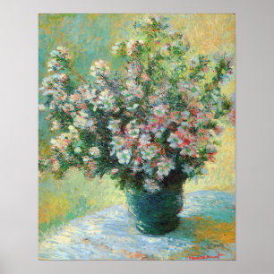 Vase of Flowers Fine Art Claude Monet Fine Art Poster